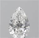 Natural Diamond 0.71 Carats, Pear with  Cut, G Color, VS1 Clarity and Certified by GIA