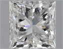 Natural Diamond 0.50 Carats, Princess with  Cut, H Color, SI2 Clarity and Certified by GIA