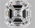 Natural Diamond 1.20 Carats, Asscher with  Cut, D Color, VVS2 Clarity and Certified by GIA