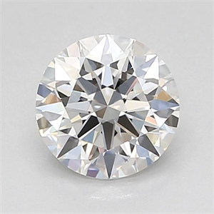 Picture of Lab Grown Diamond 1.03 Carats, Round with Ideal Cut, D Color, VVS2 Clarity and Certified by IGI