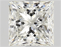 Natural Diamond 1.35 Carats, Princess with  Cut, J Color, VS1 Clarity and Certified by GIA