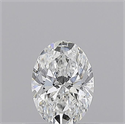 Natural Diamond 0.50 Carats, Oval with  Cut, E Color, VS1 Clarity and Certified by GIA