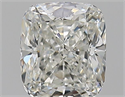 Natural Diamond 0.72 Carats, Cushion with  Cut, I Color, VS1 Clarity and Certified by GIA