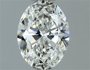 Picture of Natural Diamond 1.00 Carats, Oval with  Cut, G Color, VVS2 Clarity and Certified by IGI