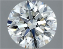 Diamante Natural 1.51 quilates, Redondo , Color F, claridad VS2 y certificado IGI