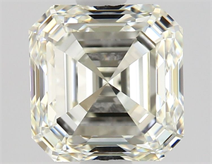 Foto Diamante Natural 1.50 quilates, Asscher , Color K, claridad VVS1 y certificado GIA de
