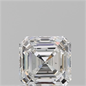 Diamante Natural 1.03 quilates, Asscher , Color F, claridad SI1 y certificado GIA