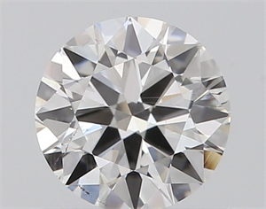 Picture of Natural Diamond 0.50 Carats, Round with Very Good Cut, E Color, SI1 Clarity and Certified by GIA