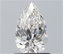 Natural Diamond 0.71 Carats, Pear with  Cut, H Color, VS1 Clarity and Certified by IGI