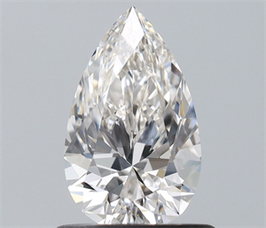 Picture of Natural Diamond 0.71 Carats, Pear with  Cut, H Color, VS1 Clarity and Certified by IGI