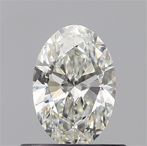 Picture of Natural Diamond 0.50 Carats, Oval with  Cut, H Color, VVS2 Clarity and Certified by GIA