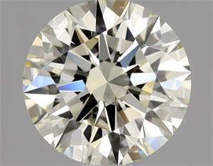 Picture of Natural Diamond 1.01 Carats, Round with Excellent Cut, N Color, VVS2 Clarity and Certified by GIA