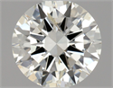 Natural Diamond 0.51 Carats, Round with Very Good Cut, I Color, SI2 Clarity and Certified by HRD