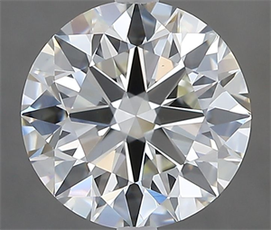 Picture of Natural Diamond 2.50 Carats, Round with Excellent Cut, H Color, VS1 Clarity and Certified by IGI