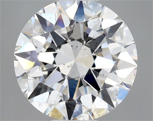 Picture of Natural Diamond 0.50 Carats, Round with Excellent Cut, F Color, SI1 Clarity and Certified by GIA