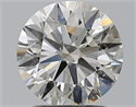 Diamante Natural 1.70 quilates, Redondo , Color H, claridad SI1 y certificado GIA