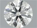Diamante Natural 0.70 quilates, Redondo , Color H, claridad SI2 y certificado GIA