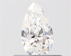 Picture of Natural Diamond 0.31 Carats, Pear with  Cut, E Color, VVS1 Clarity and Certified by GIA