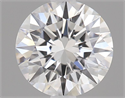 Natural Diamond 0.41 Carats, Round with Excellent Cut, D Color, VVS2 Clarity and Certified by GIA