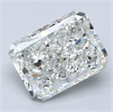 Diamante Natural 3.05 quilates, Radiante , Color I, claridad SI1 y certificado GIA