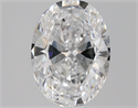 Diamante Natural 0.90 quilates, Ovalado , Color D, claridad VS2 y certificado GIA