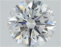 Lab Grown Diamond 1.05 Carats, Round with Ideal Cut, E Color, VVS1 Clarity and Certified by IGI
