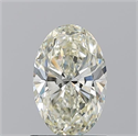 Natural Diamond 1.20 Carats, Oval with  Cut, L Color, VVS2 Clarity and Certified by GIA