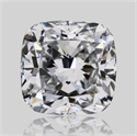 Natural Diamond 0.71 Carats, Cushion with  Cut, D Color, VS2 Clarity and Certified by GIA