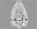 Natural Diamond 0.30 Carats, Pear with  Cut, F Color, VVS1 Clarity and Certified by GIA