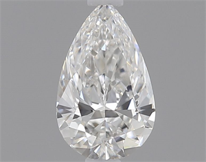 Picture of Natural Diamond 0.30 Carats, Pear with  Cut, F Color, VVS1 Clarity and Certified by GIA