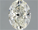 Natural Diamond 1.00 Carats, Oval with  Cut, I Color, VVS1 Clarity and Certified by GIA
