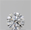 Natural Diamond 0.50 Carats, Round with Excellent Cut, E Color, VVS2 Clarity and Certified by GIA