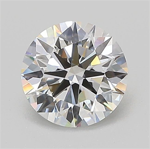 Picture of Lab Grown Diamond 1.02 Carats, Round with Ideal Cut, D Color, VVS2 Clarity and Certified by IGI