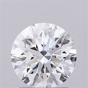 Picture of Lab Grown Diamond 1.54 Carats, Round with Ideal Cut, D Color, VS1 Clarity and Certified by IGI