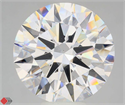 Del inventario de diamantes de laboratorio, 10.10 quilates, Redondo , Color F, claridad VS2 y certificado IGI