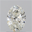 Natural Diamond 1.01 Carats, Oval with  Cut, J Color, VS1 Clarity and Certified by GIA