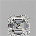 Diamante Natural 0.91 quilates, Asscher , Color D, claridad VS1 y certificado GIA