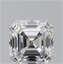 Natural Diamond 3.51 Carats, Asscher with  Cut, E Color, VVS1 Clarity and Certified by GIA