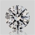 Natural Diamond 0.70 Carats, Round with Excellent Cut, H Color, SI1 Clarity and Certified by GIA