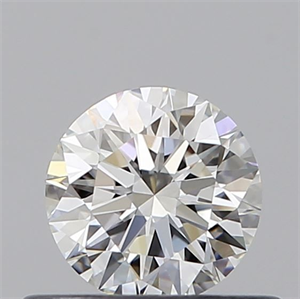 Picture of Natural Diamond 0.45 Carats, Round with Excellent Cut, H Color, VVS2 Clarity and Certified by GIA