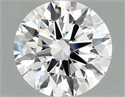 Lab Grown Diamond 1.40 Carats, Round with Ideal Cut, D Color, VS1 Clarity and Certified by IGI