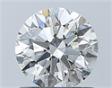 Natural Diamond 0.90 Carats, Round with Excellent Cut, I Color, VS2 Clarity and Certified by GIA