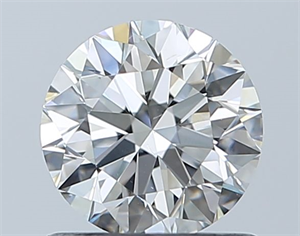 Picture of Natural Diamond 0.90 Carats, Round with Excellent Cut, I Color, VS2 Clarity and Certified by GIA