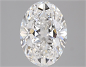 Natural Diamond 2.50 Carats, Oval with  Cut, E Color, VS2 Clarity and Certified by GIA