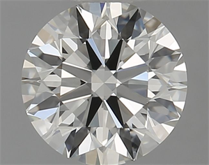 Picture of Natural Diamond 0.74 Carats, Round with Excellent Cut, J Color, VVS1 Clarity and Certified by GIA