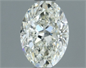 Natural Diamond 0.50 Carats, Oval with  Cut, J Color, IF Clarity and Certified by GIA