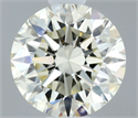 Natural Diamond 0.43 Carats, Round with Excellent Cut, J Color, VVS1 Clarity and Certified by IGI