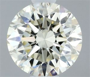 Picture of Natural Diamond 0.43 Carats, Round with Excellent Cut, J Color, VVS1 Clarity and Certified by IGI