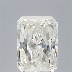 Picture of Natural Diamond 0.70 Carats, Radiant with  Cut, F Color, VVS1 Clarity and Certified by IGI