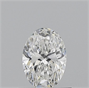 Natural Diamond 0.52 Carats, Oval with  Cut, E Color, VS1 Clarity and Certified by GIA
